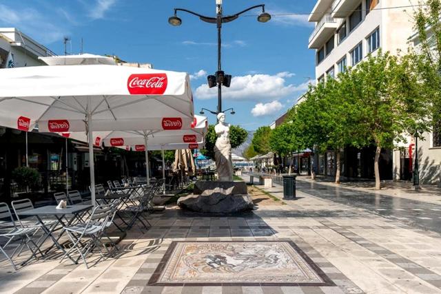 Modern Corinth - City main street